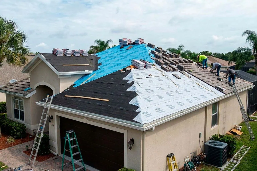Roof installation in Brandon, FL